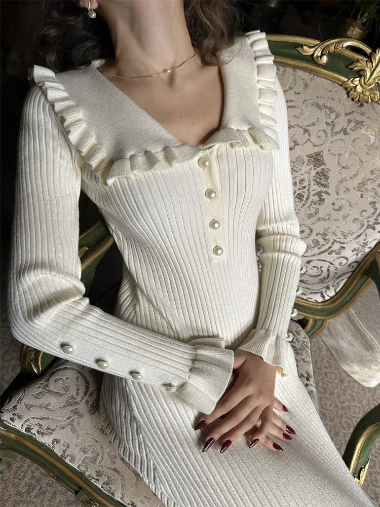 Felicity | Elegant Grön Maxiklänning Dam – Rufsad Design för Alla Tillfällen 3