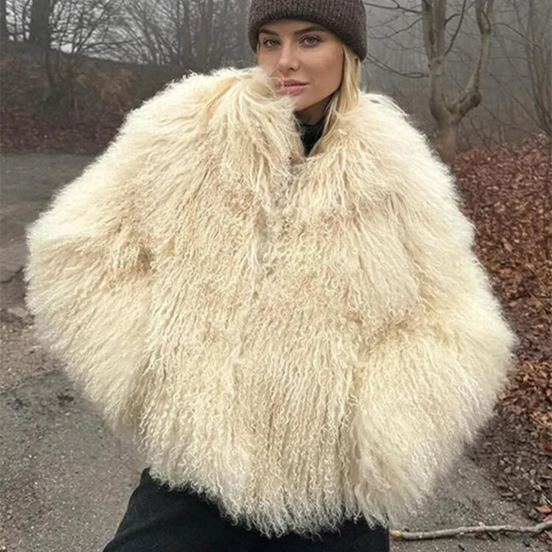 Calla | Snygg Fuskpälsrock – Mjuk Och Fluffig Design För Vintergarderoben 5
