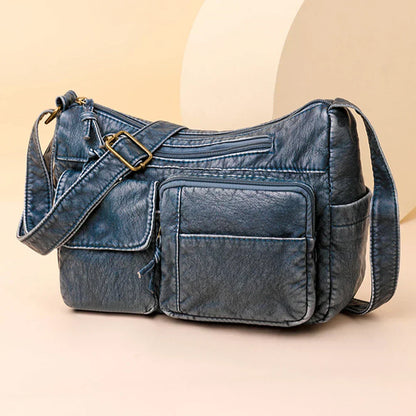 Sophie | Vintage Läder Crossbody Väska – Tidlös Elegans och Praktisk Funktionalitet 6