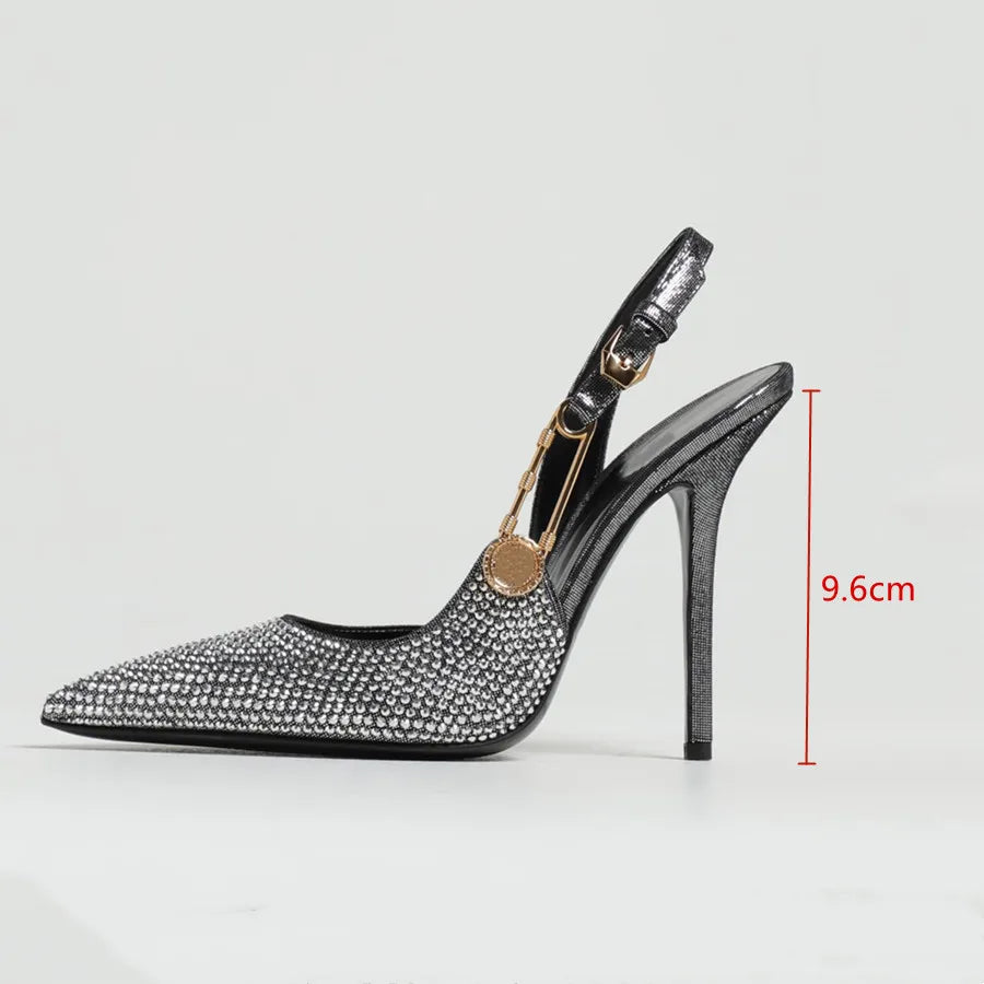 Quiana | Glamorösa Slingbacks – Strass och Paljetter För Eleganta Tillfällen 5