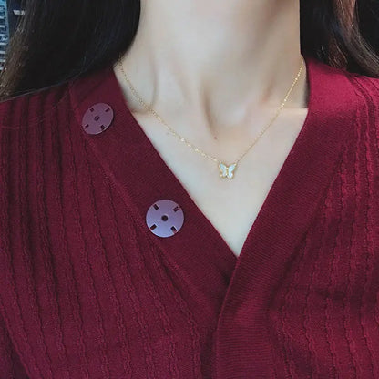 Ursa | Elegant Halsband – Akrylfjärilhänge För En Lekfull Stil 4