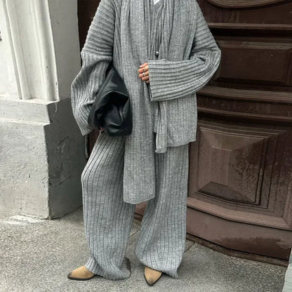 Jacqueline | Elegant Halsduk och Långärmad Set – Komfortabel Passform för Damer 11