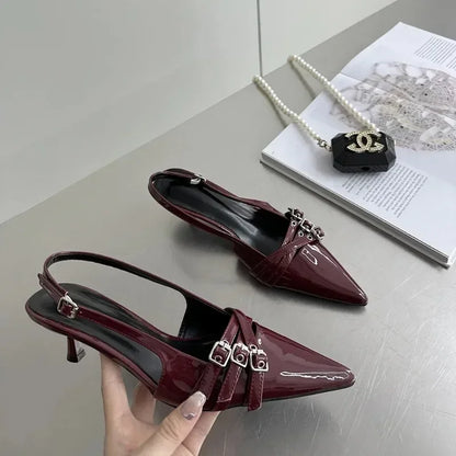 Mira | Eleganta Dam Sandaler – Spetsig Tå För Stil Och Komfort 3