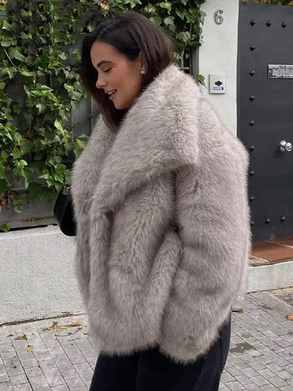 Francesca | Elegant Faux Pälsjacka – För Stil Och Värme 3