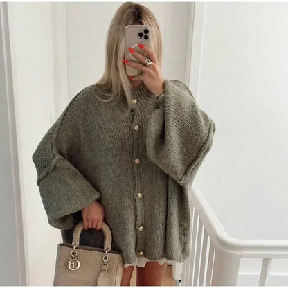 Mia | O-Neck Cardigan Sweater