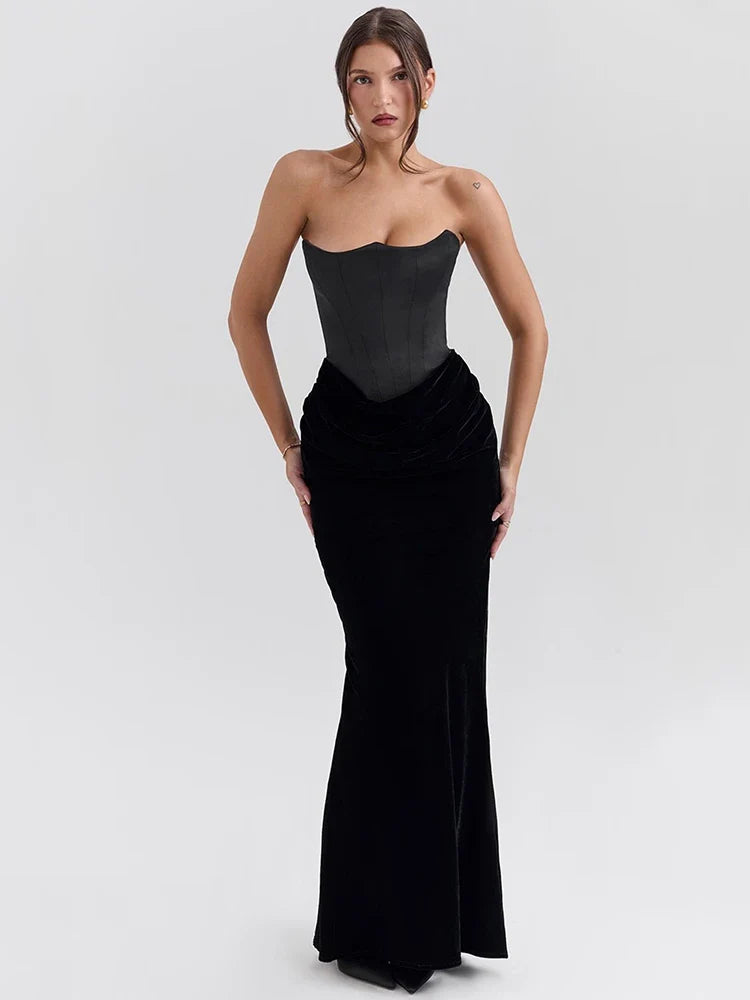 Pomona | Glamourös Stropplös Off-Shoulder Klänning För Särskilda Tillfällen 3