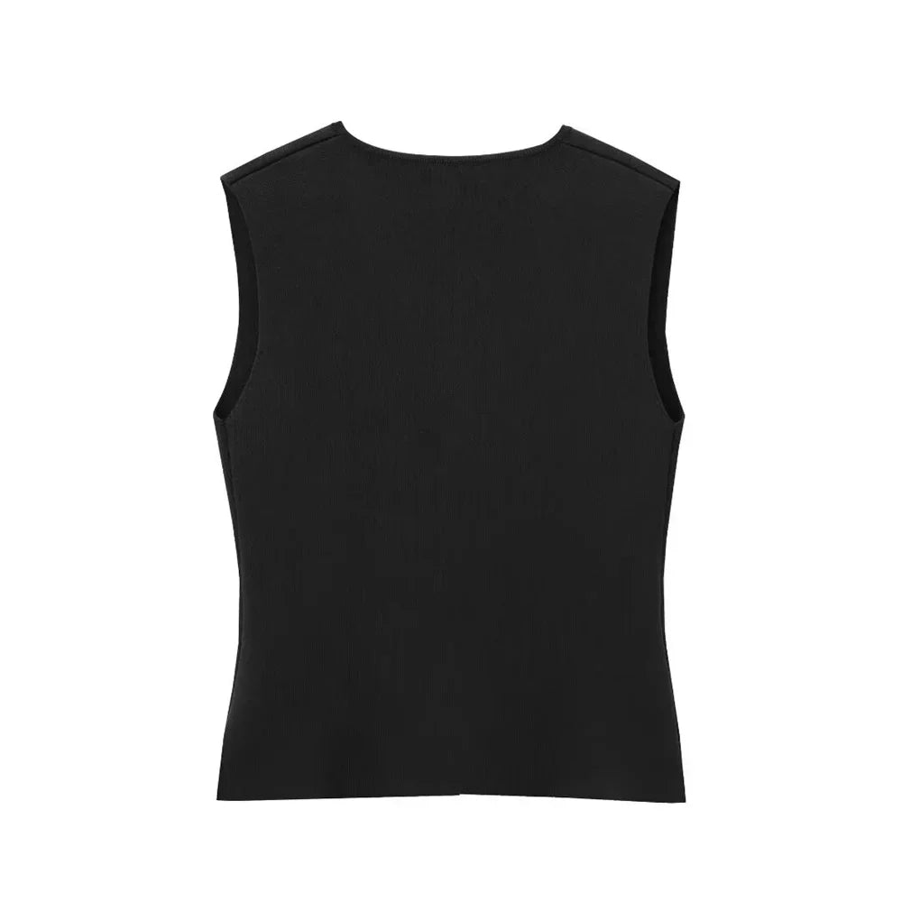 Nela | Elegant Ärmlös Gilet – För Mångsidig Styling och Komfort 6