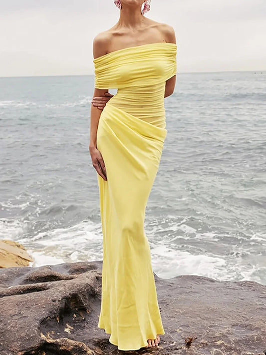 Phaedra | Elegant Ärmlös Sommarklänning Dam – Vit 1