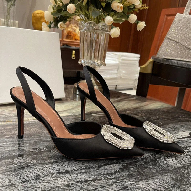 Daphne | Glamorösa Höga Klackar – Rhinestone Detaljer För Alla Tillfällen 4