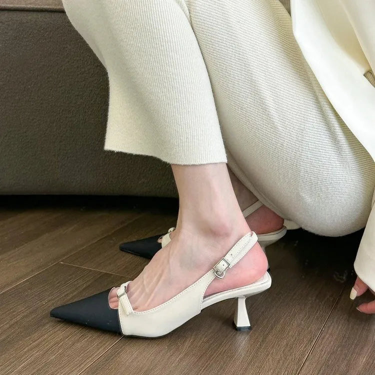 Matilda | Eleganta Spetsiga Högklackade Sandaler – För Stil Och Komfort 6