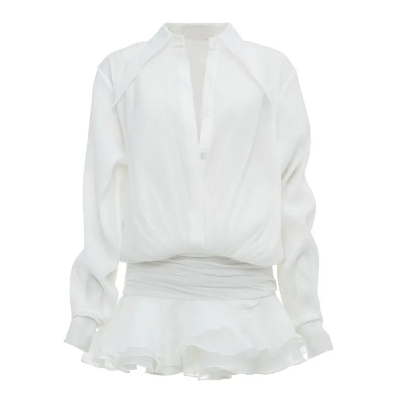 Phoebe | Elegant Klänning Dam – Genomskinlig Chiffon För Fest och Avslappnade Tillfällen 6