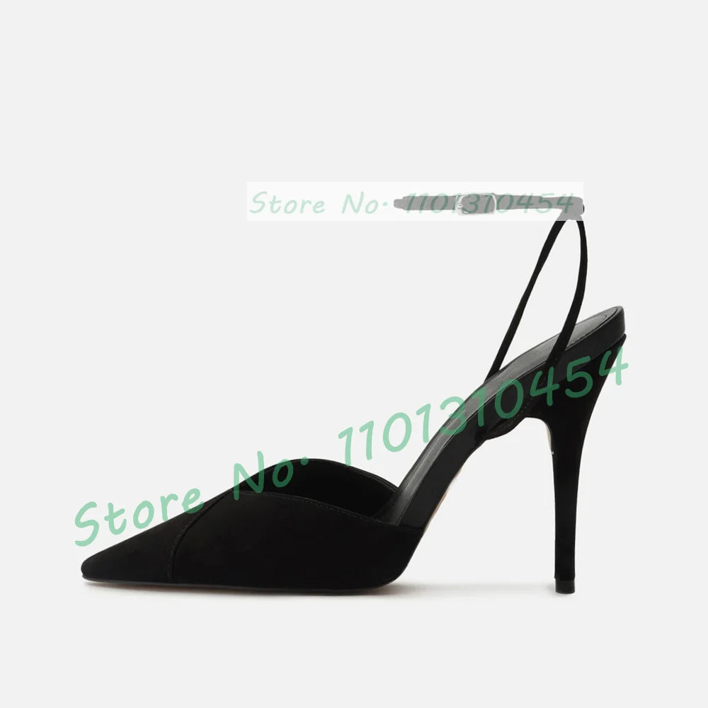Mauver | Eleganta Röd Mocka Stilettos – Spetsig Tå För Komfort Och Stil 2
