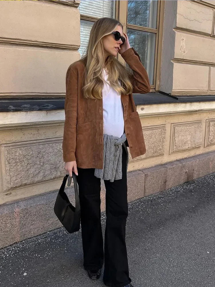 Urielle | Lyxig Mockaskjorta – För En Avslappnad Stil och Elegant Look 4