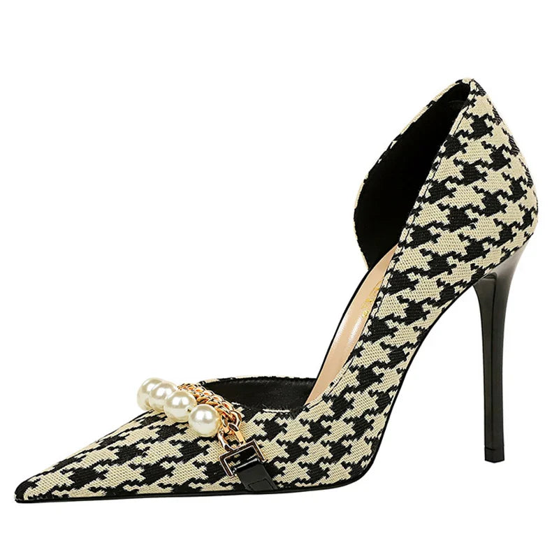 Florens | Eleganta Stilettos – Pärlmetalldetalj för Lyxig Stil 2