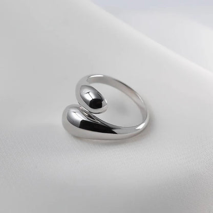 Bailaze | Elegant Ring – Dubbla Stålkulor För Tidlös Stil 5