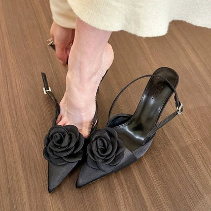 Dimmig | Eleganta Höga Klackar – Blommönster För En Stilfull Look 7