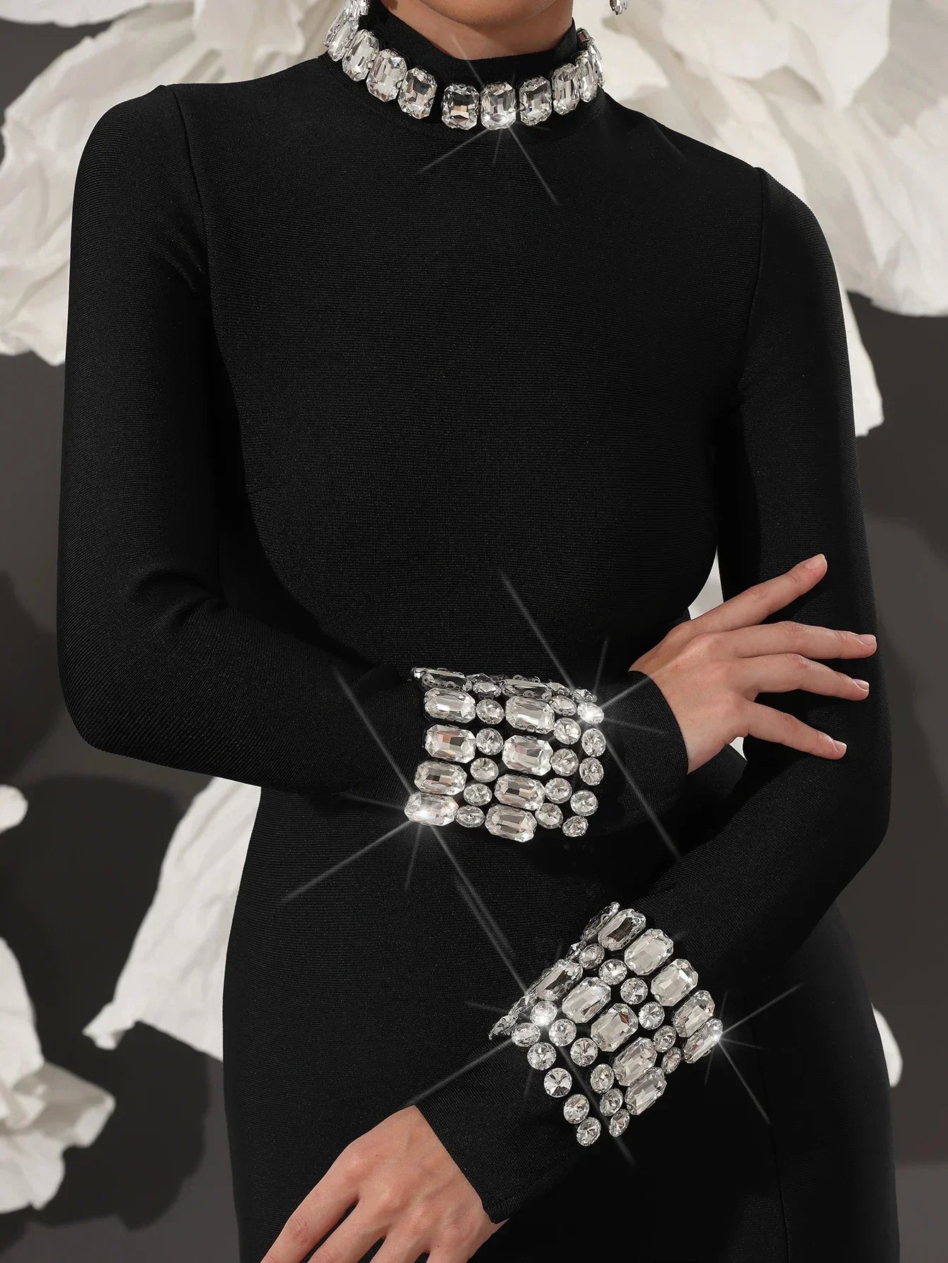 Nazanin | Elegant Bandageklänning - Kroppskramande Passform För Kvällsevenemang 7