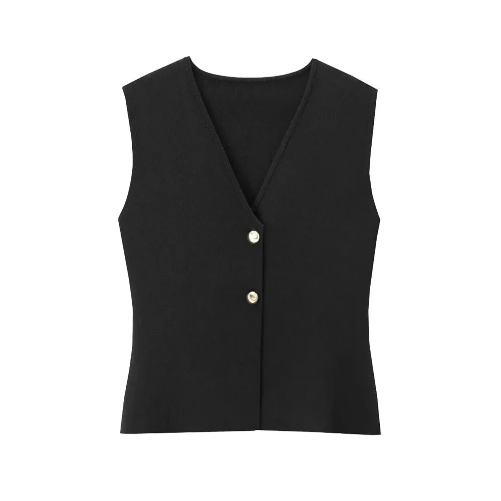 Nela | Elegant Ärmlös Gilet – För Mångsidig Styling och Komfort 5
