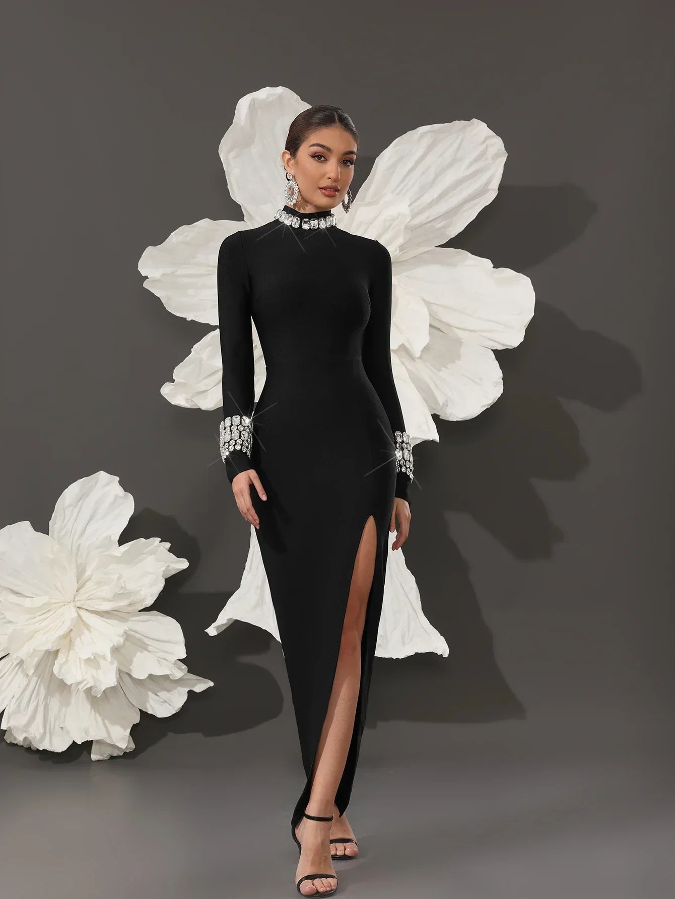 Nazanin | Elegant Bandageklänning - Kroppskramande Passform För Kvällsevenemang 5