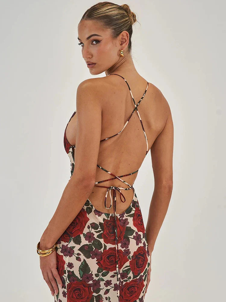 Nimue | Elegant Sommarklänning Dam – Rygglös Design För Evenemang 6