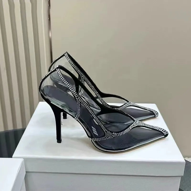 Joycel | Eleganta Dam Sandaler – Rhinestones För Glamourösa Tillfällen 5