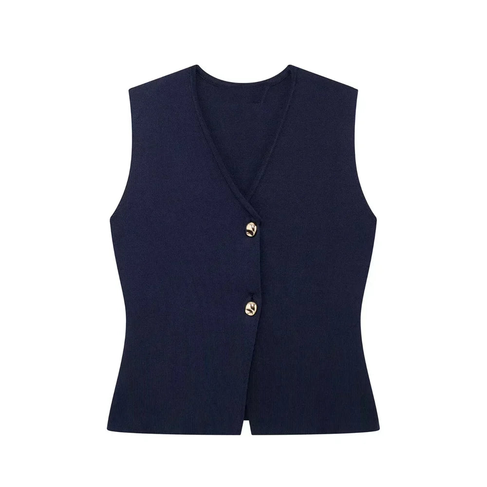 Nela | Elegant Ärmlös Gilet – För Mångsidig Styling och Komfort 8