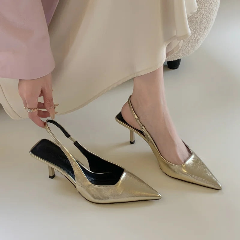 Estelle | Eleganta Stilettos – Justerbart Spännband Och Hög Klack 4