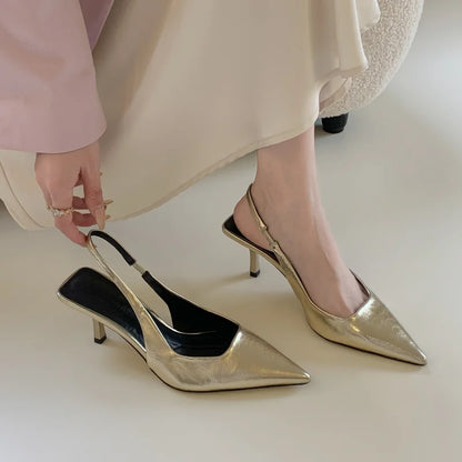 Estelle | Eleganta Stilettos – Justerbart Spännband Och Hög Klack 4