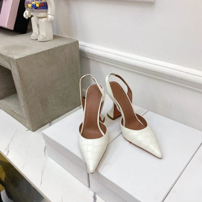 Myriames | Höga Klackar – Krokodilläder För Elegant Stil och Komfort 2