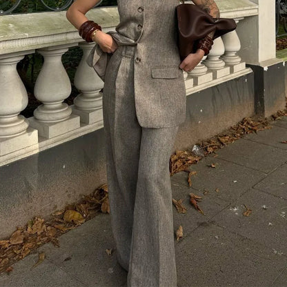 Jade | Elegant Tube Top och Byxuppsättning – Mjuk Bomull för Stil och Komfort 6