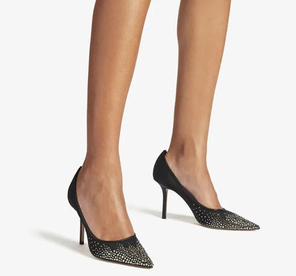 Martha | Eleganta Stilettklackar – Strass Och Andningsdesign För Komfort Och Stil 6