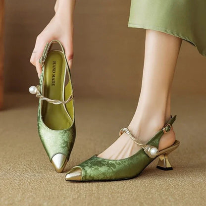 Mionne | Retro Sandaler Dam – Låg Häl för Sommarens Elegans 6