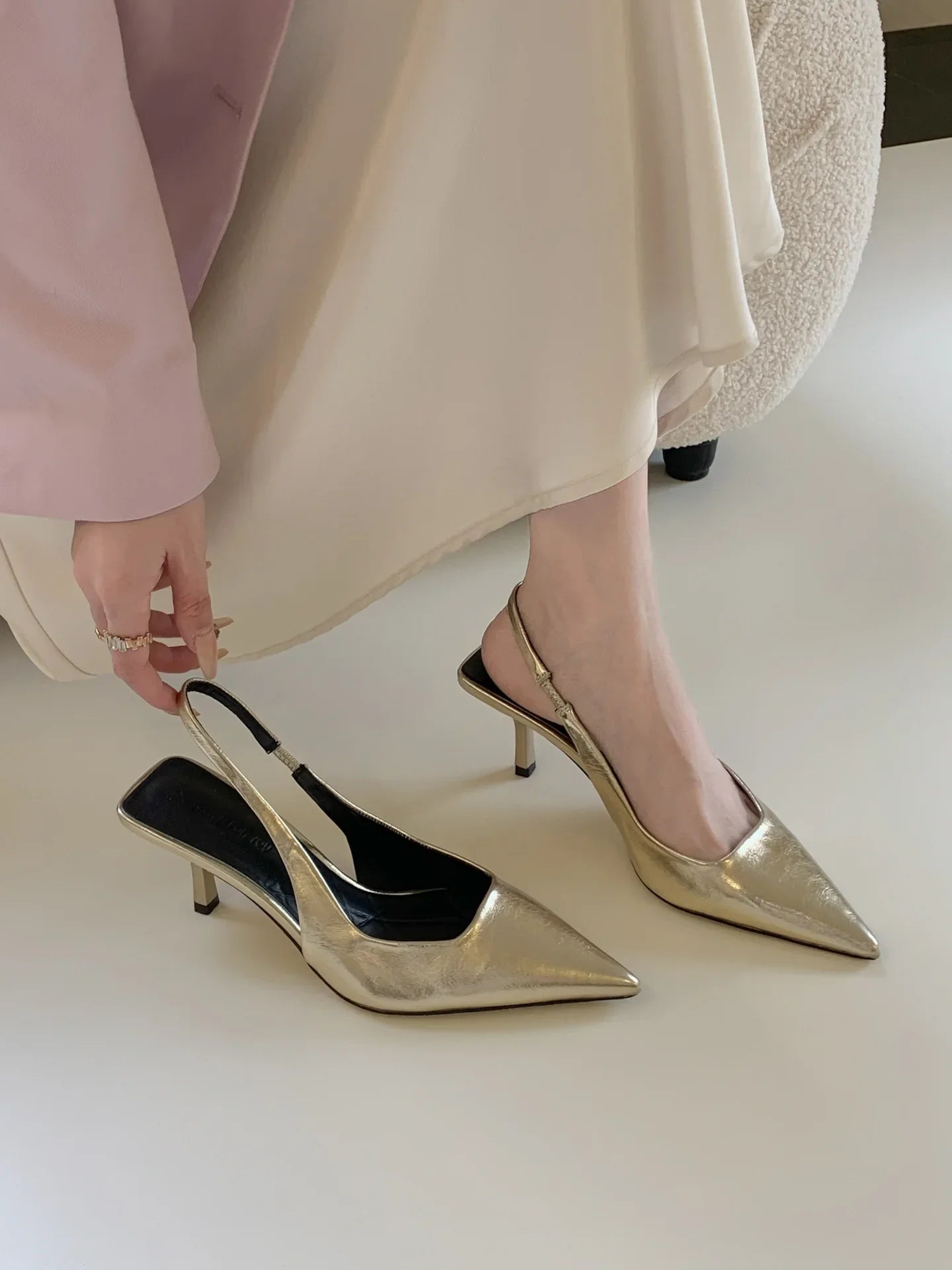 Estelle | Eleganta Stilettos – Justerbart Spännband Och Hög Klack 6