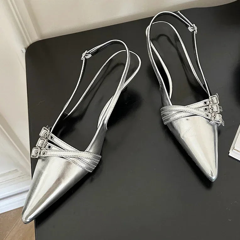 Mira | Eleganta Dam Sandaler – Spetsig Tå För Stil Och Komfort 7