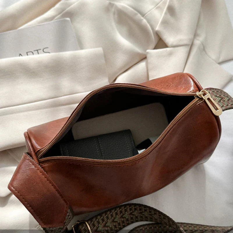 Sanne | Vintage Crossbody Väska – PU-Läder Med Tidlös Elegans och Justerbar Rem 6
