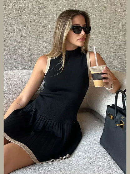 Qianna | Elegant Vit Stickad Klänning Dam – För Alla Tillfällen 5