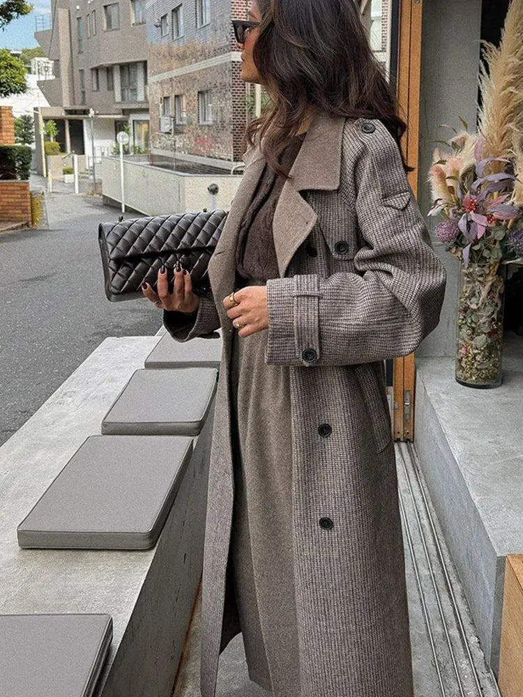 Renée | Herr Retro Dubbelbröst Ull Överrock – Tidlös Stil 5
