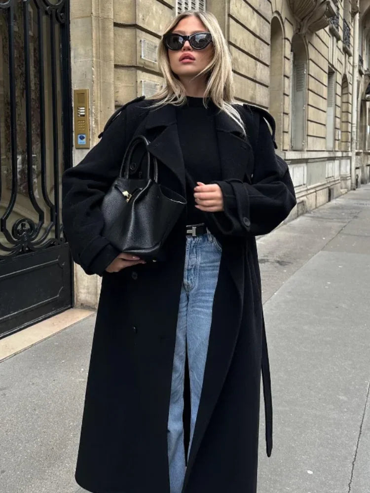 Natalia | Chic Bälteskappa – Elegant Silhuett och Avslappnad Passform för Vardagsbruk 2