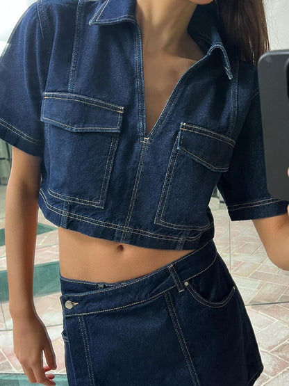 Daisy | Trendigt Denim Set – För Stiliga Utflykter Med Hög Komfort 5