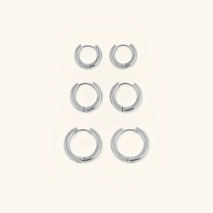 Variant image for Gold Hoop Earrings - Timeless Elegance for Every Occasion, Small Sizes Available-2