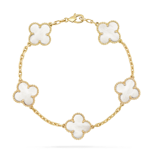 Handmade Floral Jewelry - Elegant 18k Gold Plated, Hypoallergenic Design-1