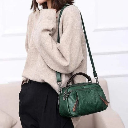 Anneliese | Elegant Crossbody Väska – Vegansk Läder Med Flera Fickor 4