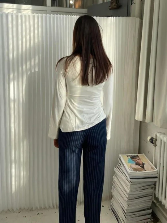 Maddy | Elegant Långärmad Topp – För Stil Och Komfort 6