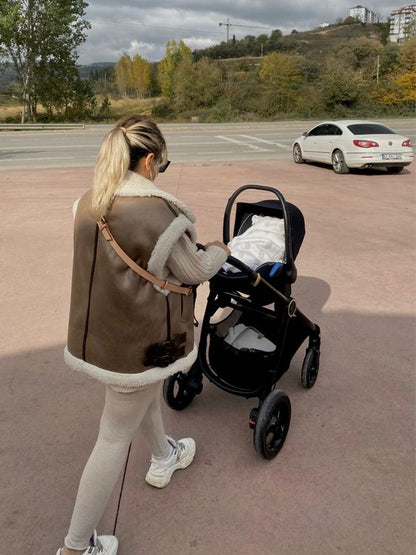 Fatima | Elegant Suede Body Warmer – För Stil Och Komfort 14