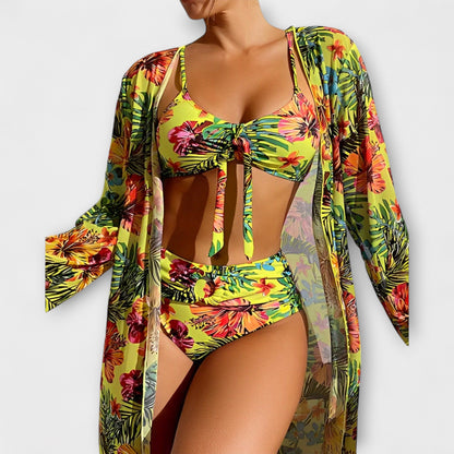 Variant image for Luna | Elegant Bikini Set För Kvinnor Med Djup V-Hals Och Halterneck-6
