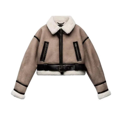 Valeria | Elegant Teddy Coat – Mocka Med Plyschfoder För Optimal Värme 7