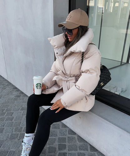 Veronica | Elegant Lång Vinterjacka Dam För Komfort Och Stil 4
