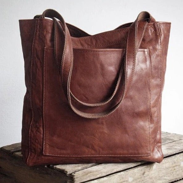 Frida | Läderhandväska Dam – Lyxig Och Rymlig Design Elegant Stil 6