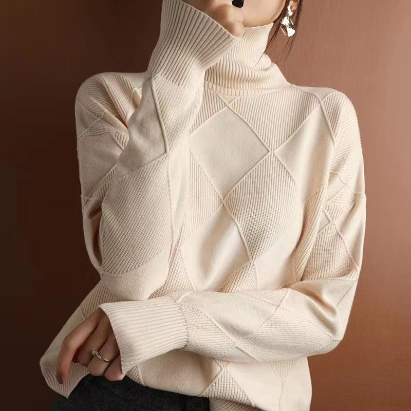 Gaia | Bekväm Rullkrage Tröja För Elegant Stil Och Komfort-3