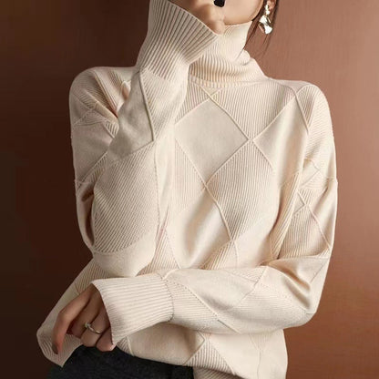 Gaia | Bekväm Rullkrage Tröja För Elegant Stil Och Komfort-3